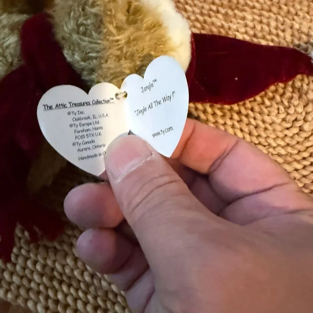 Ty Attic Treasures Collection Lot 4 Plush Bears Mouse Original Tags Retired